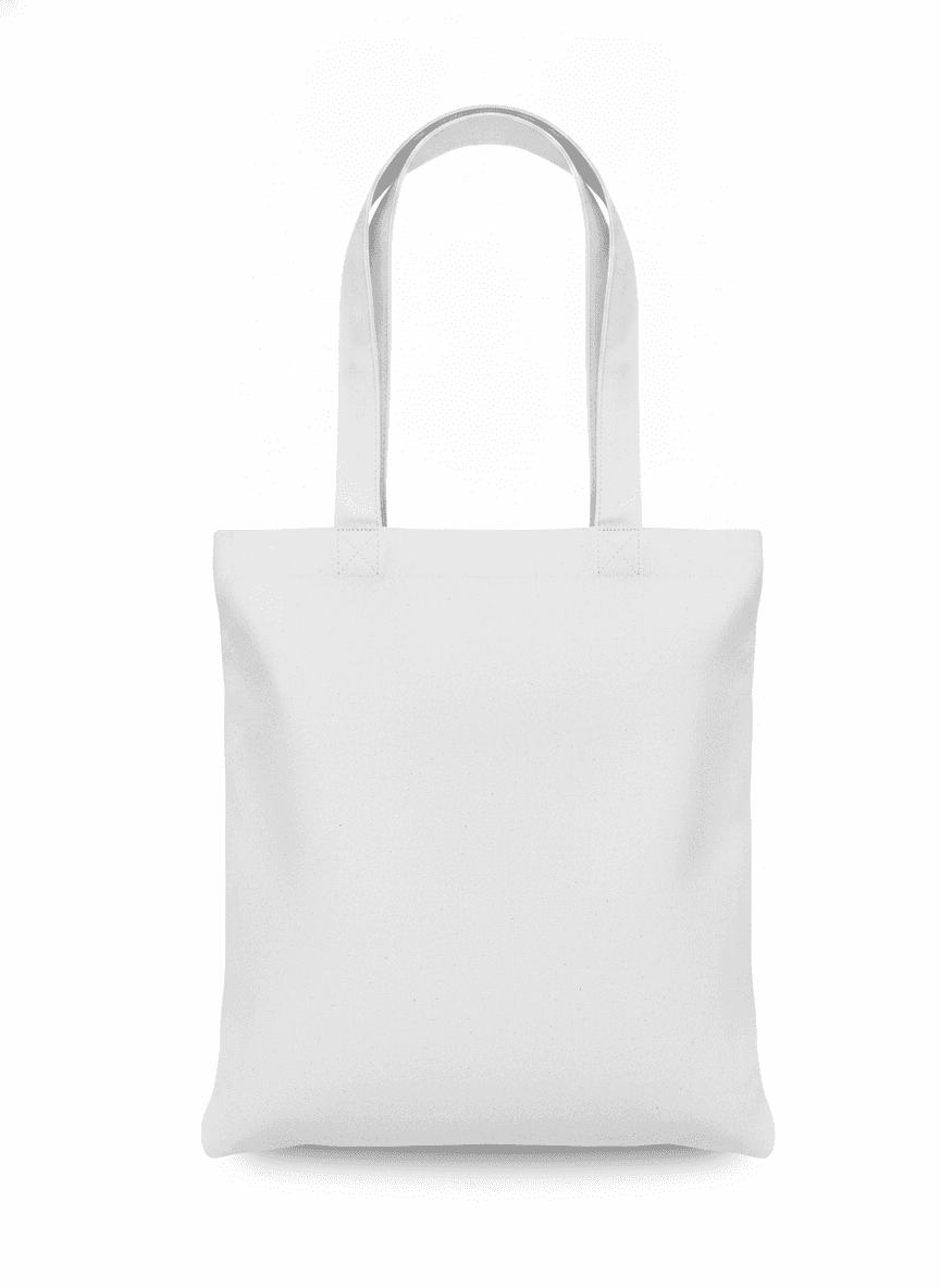 Cotton Tote Bag with Dove Print