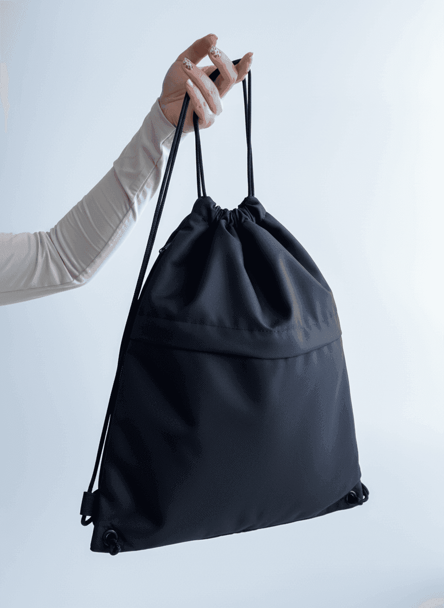Мешок на шнурках из водоотталкивающей плащевки для спорта