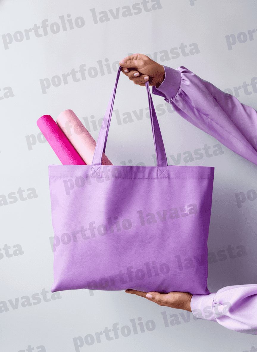 Oxford Tote Bag with Rigid Sides