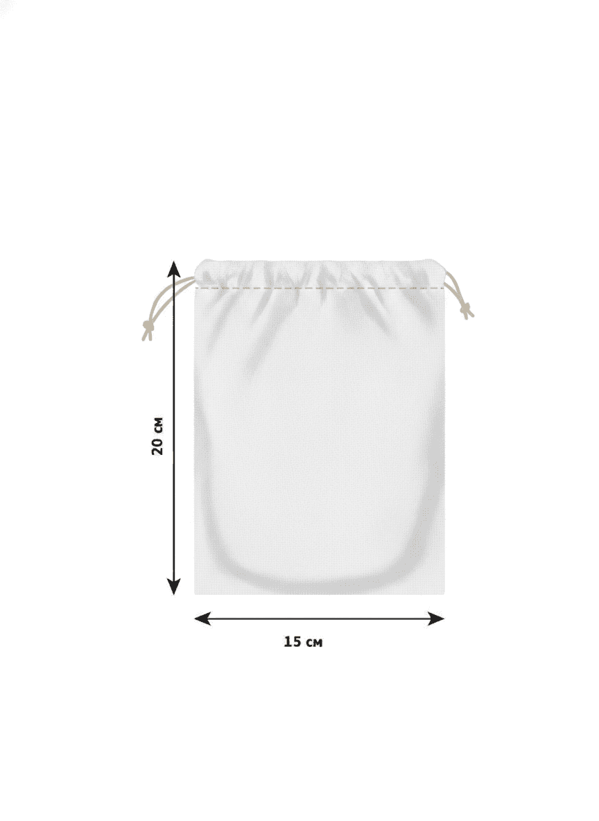 Snow White Heavyweight Cotton Pouch
