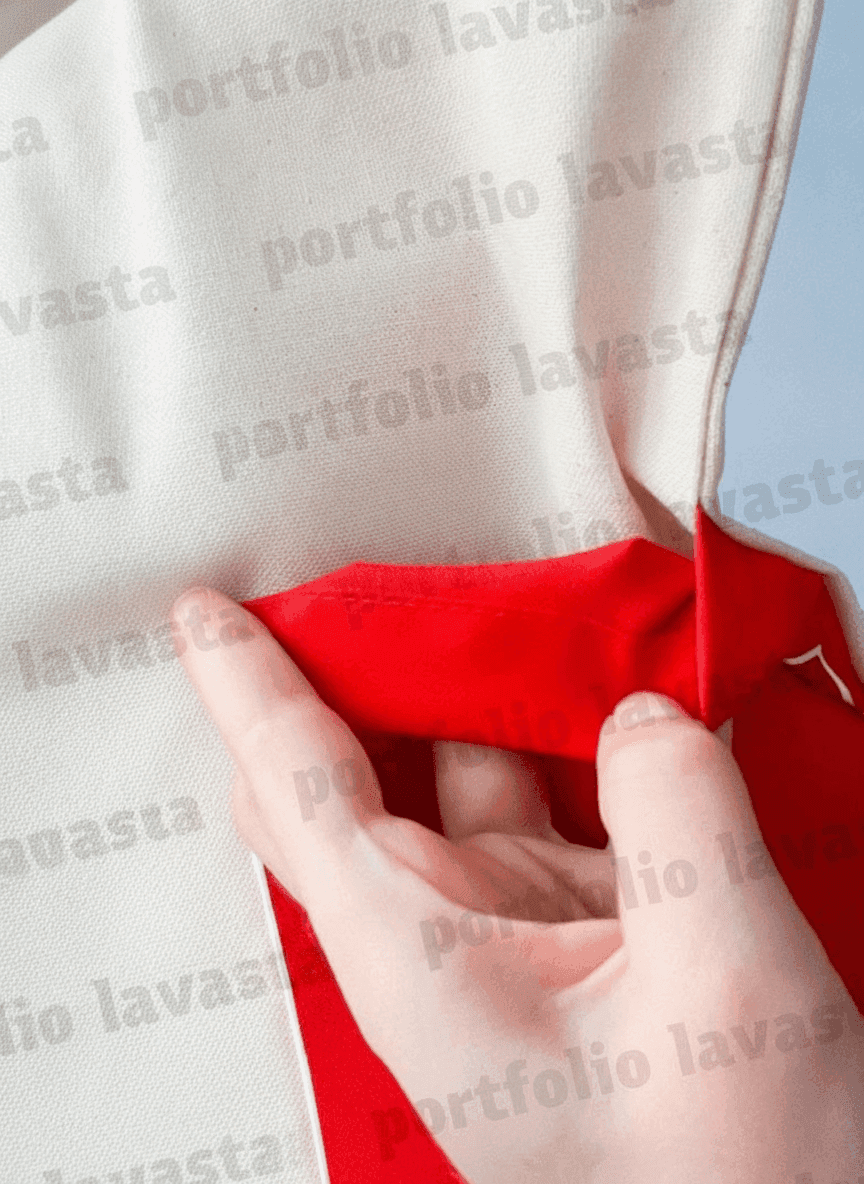 White Custom Logo Tote Bag