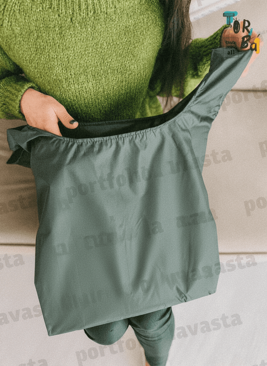 Waterproof Raincoat Fabric Tote Bag