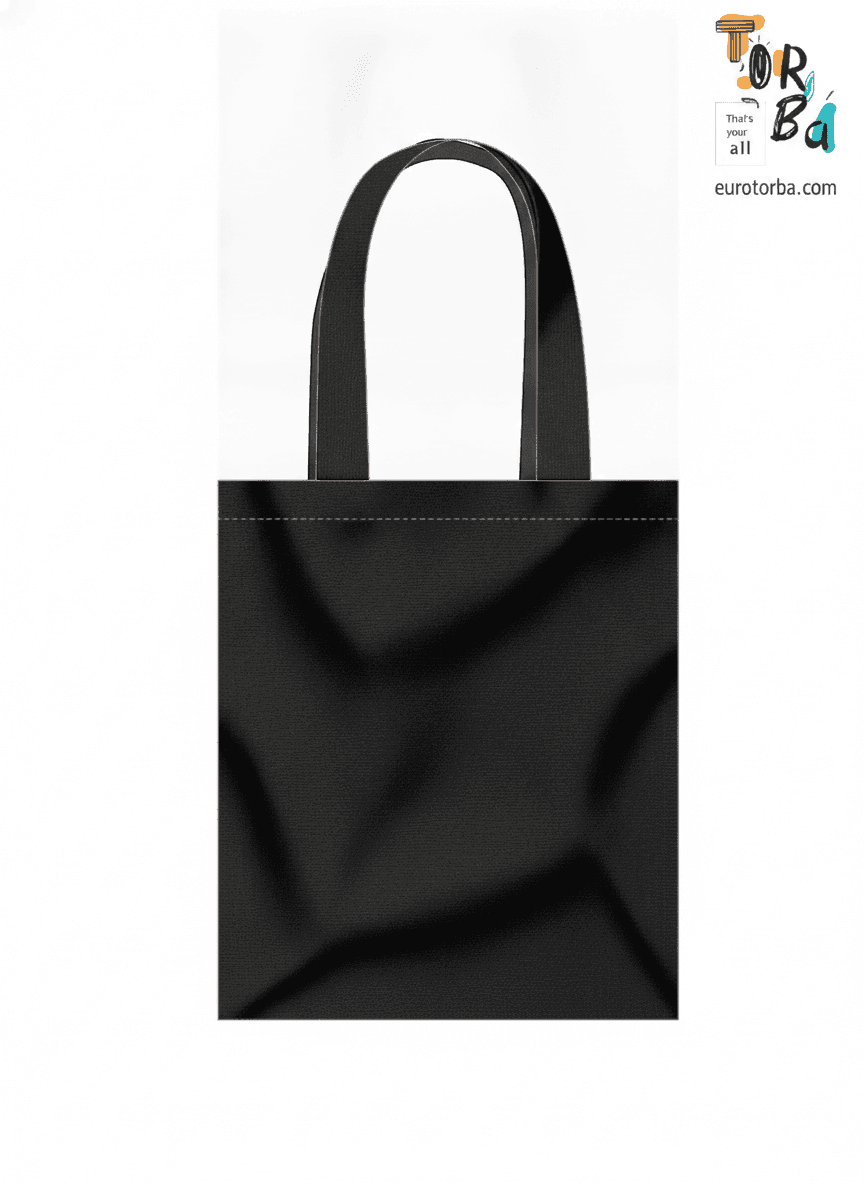 Black Calico Tote Bag Stand With Ukraine