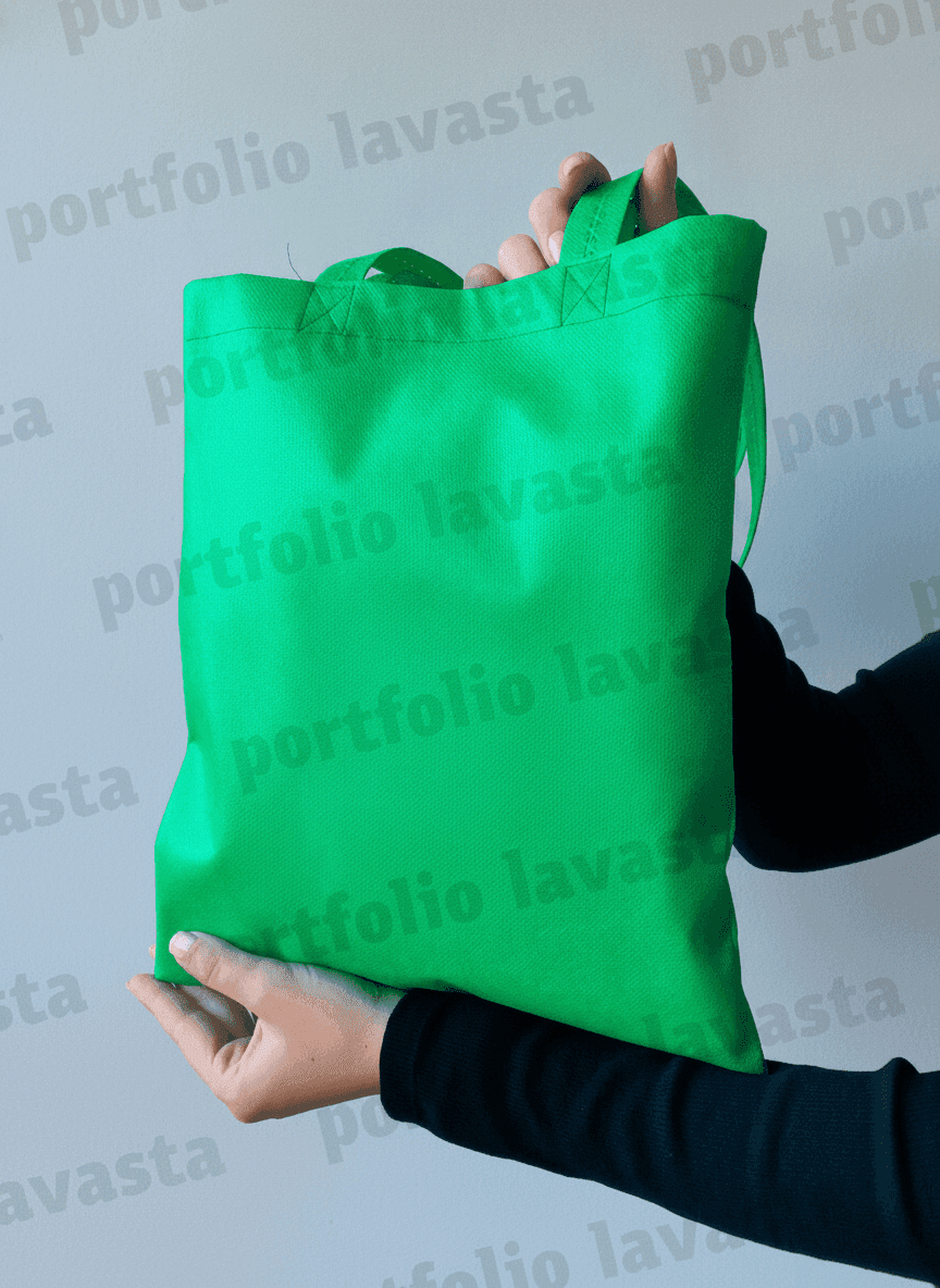 Green Spunbond Tote Bag