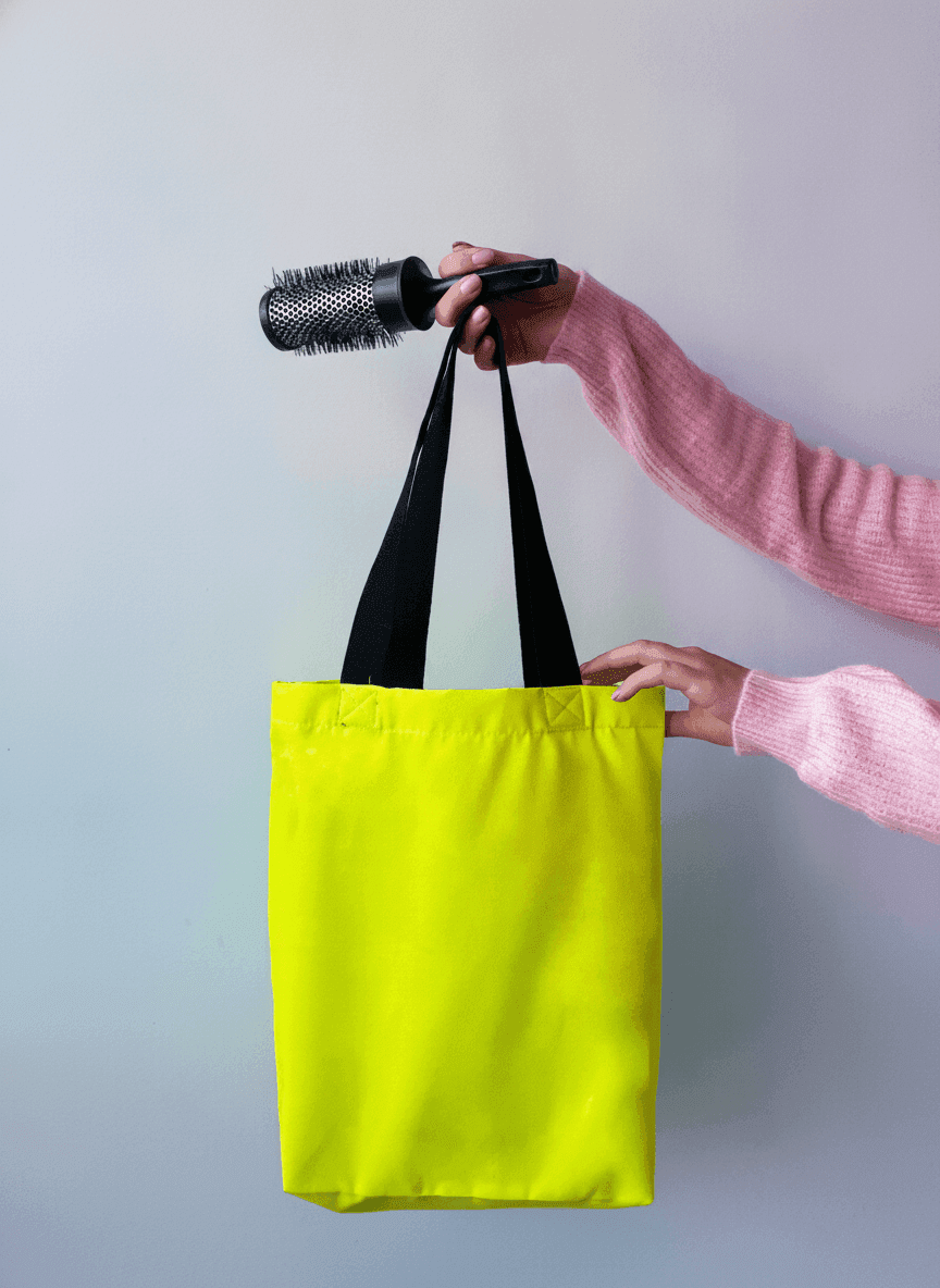 Heavyweight Cotton Lime Green Tote Bag