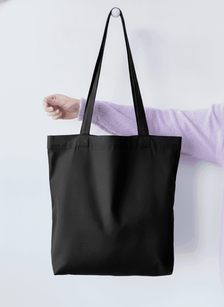 Sturdy Lined Crossbody Tote Bag
