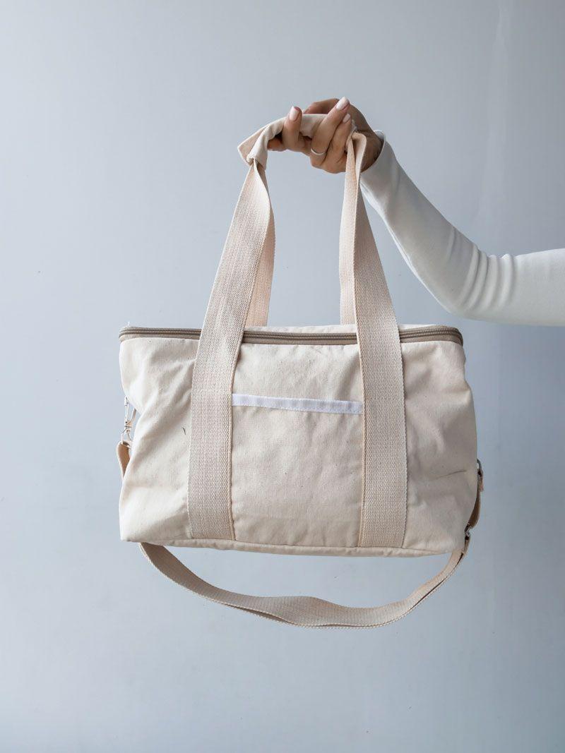 Термосумка для еды под сублимацию — большой ланчбокс с теплоизоляцией без печати Размер: 38см х 40смх 12см