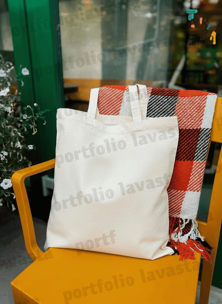 Oversized Lightweight Cotton Tote Bag