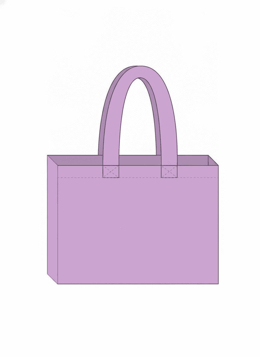 Oxford Tote Bag with Rigid Sides