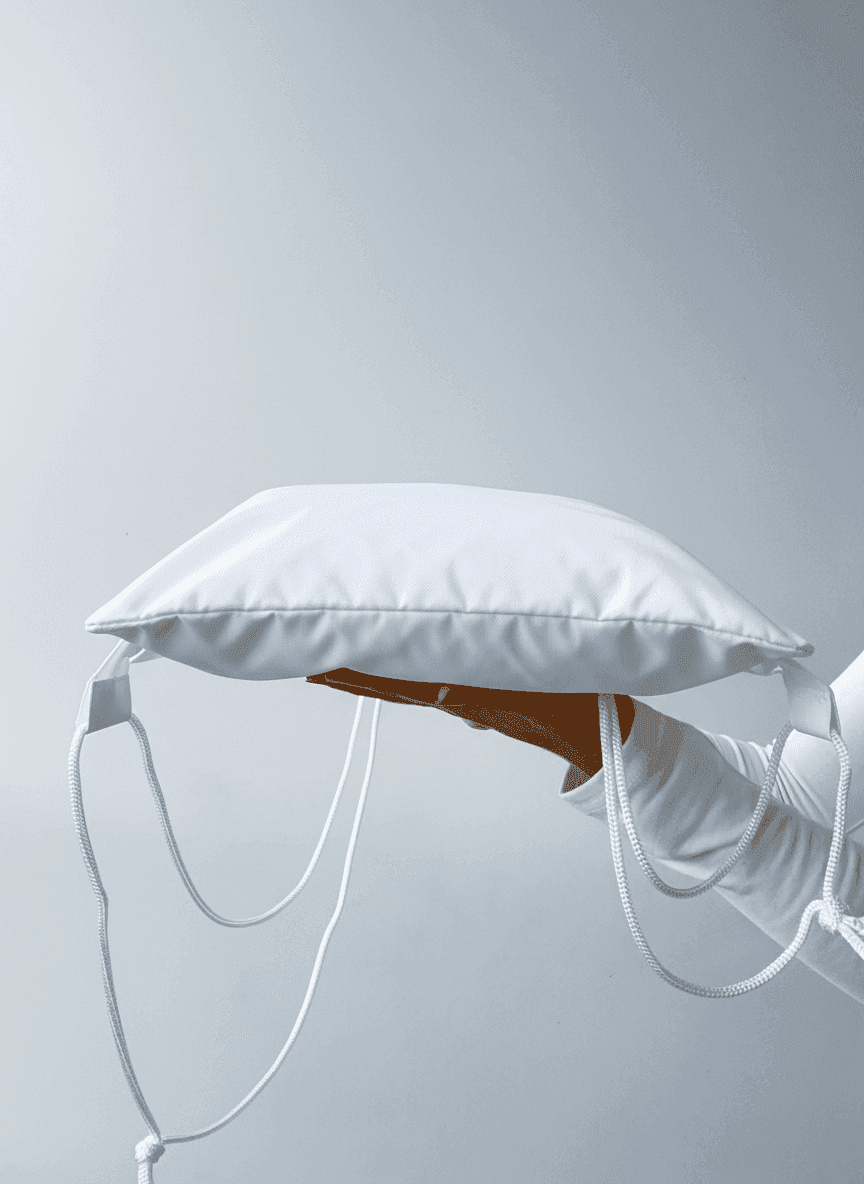 Рюкзачок из водоотталкивающей плащевки, канатные шнуры