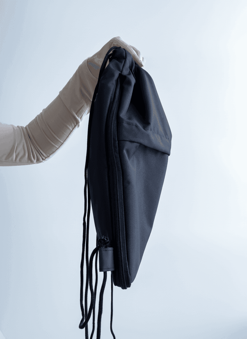 Мешок на шнурках из водоотталкивающей плащевки для спорта