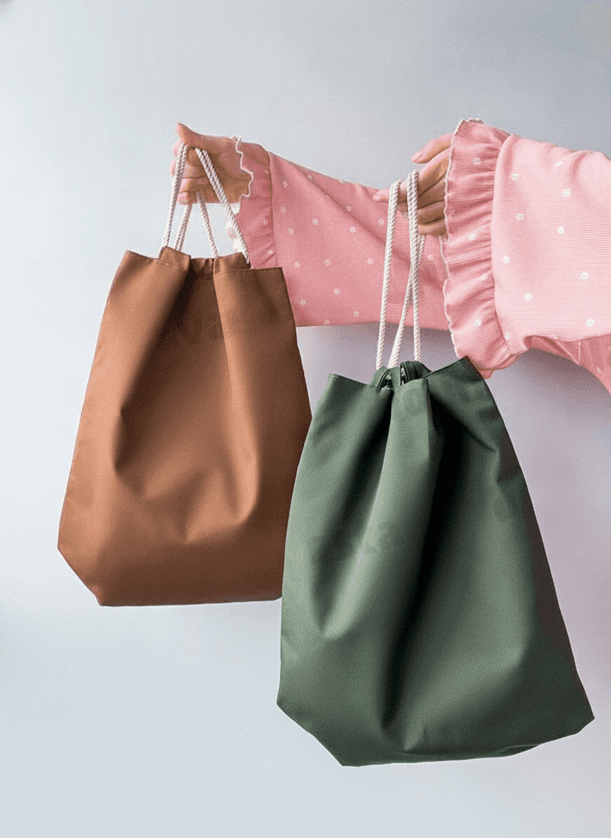 Mini Canvas Backpack Brown & Khaki
