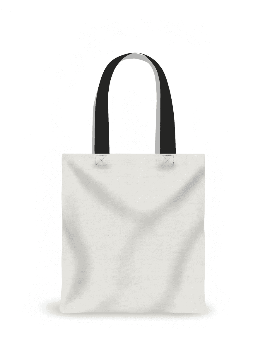 Printed Calico Tote Bag