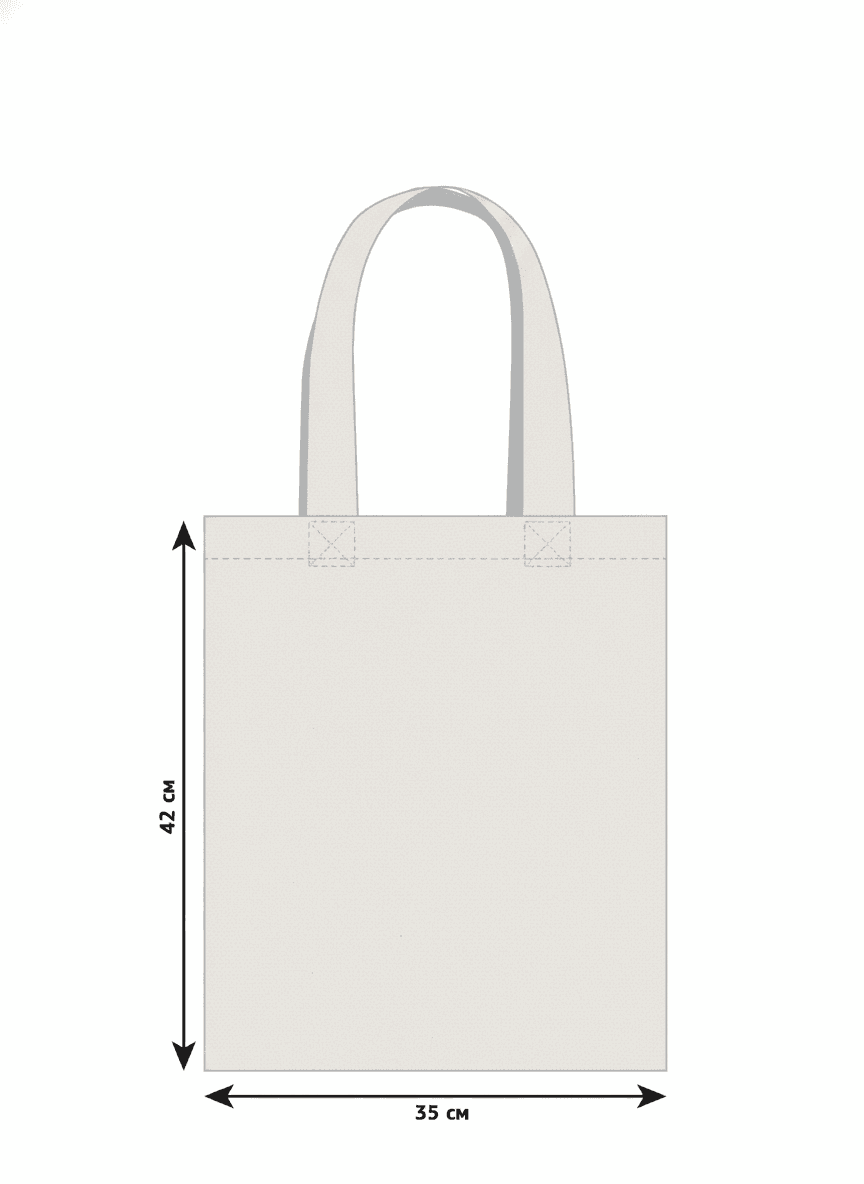 Snow White Twill Tote Bag