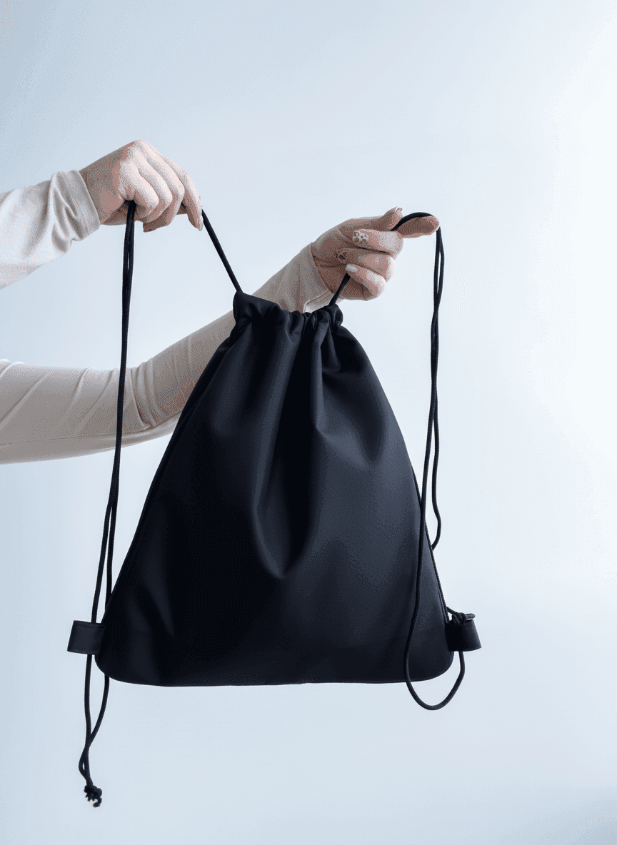Мешок на шнурках из водоотталкивающей плащевки для спорта