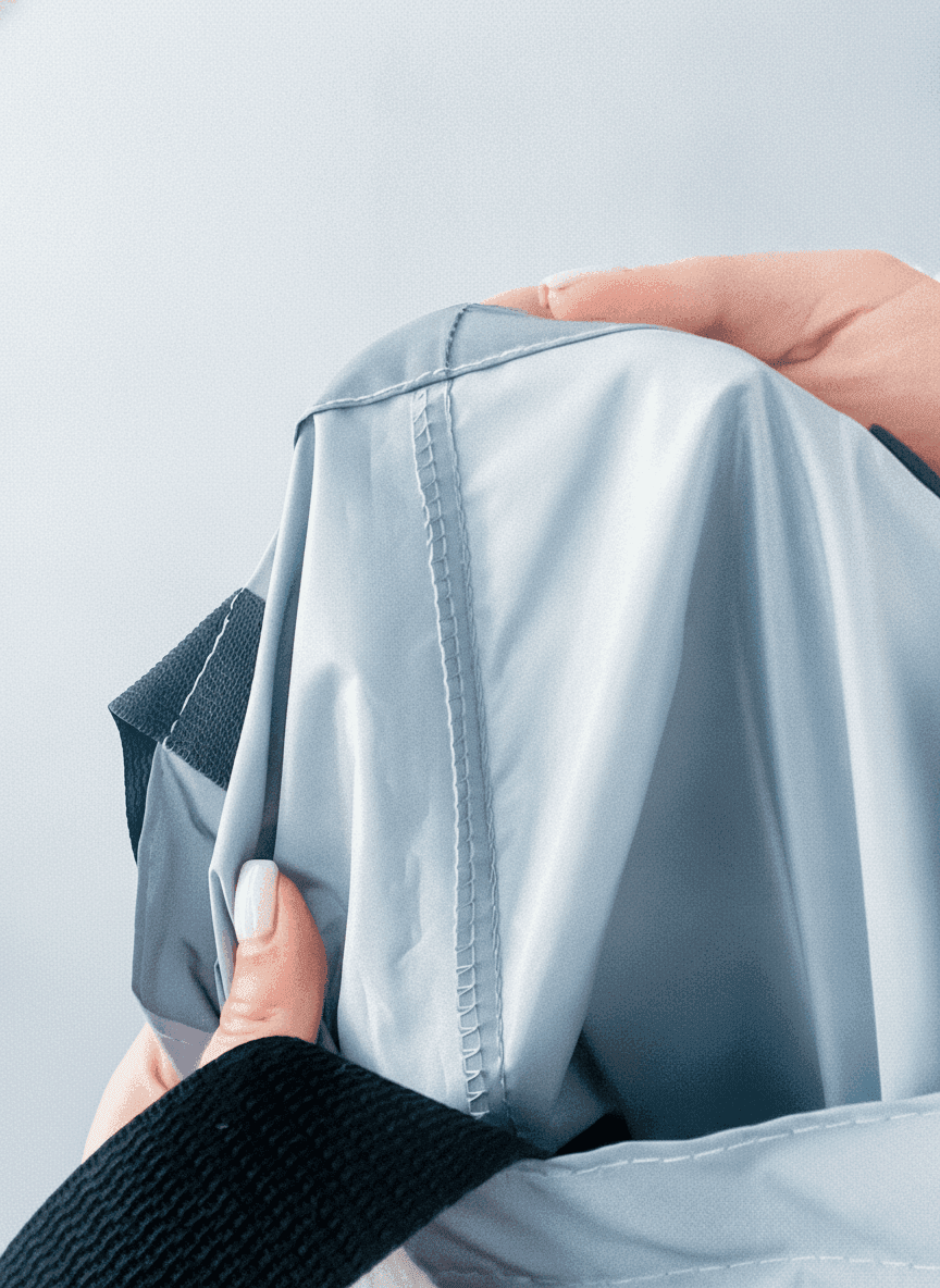 Reflective Tote Bag with Double Bottom
