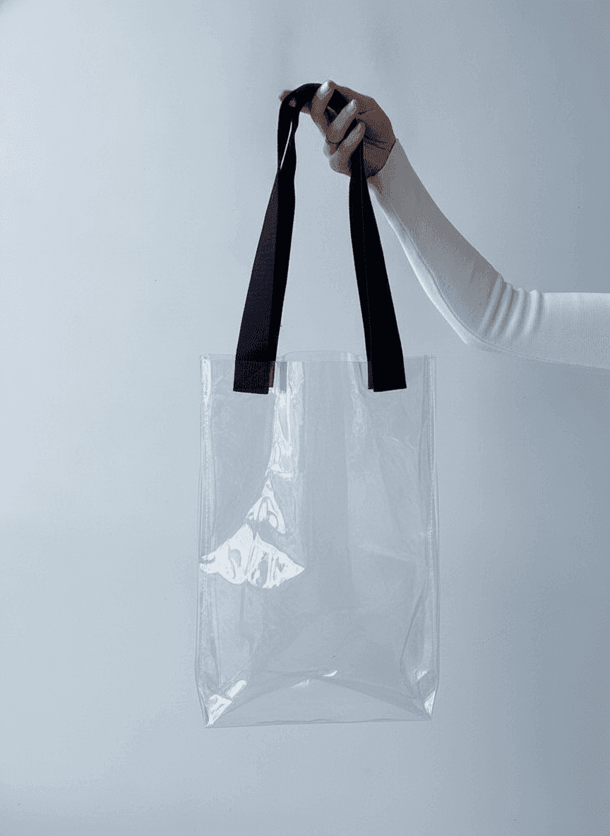 Waterproof Clear PVC Tote Bag
