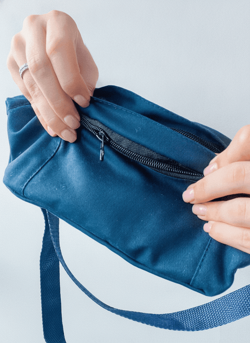 Navy Fanny Pack