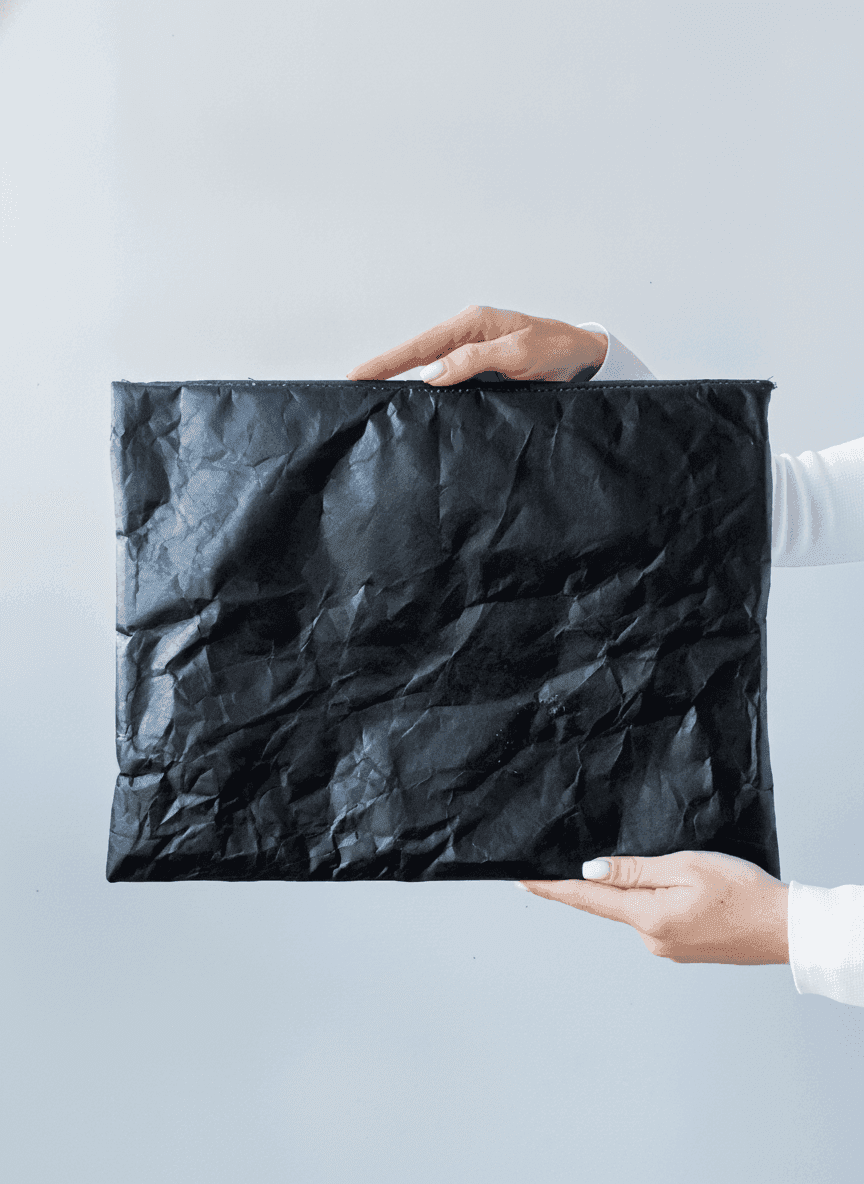Black Waterproof Makeup Pouch