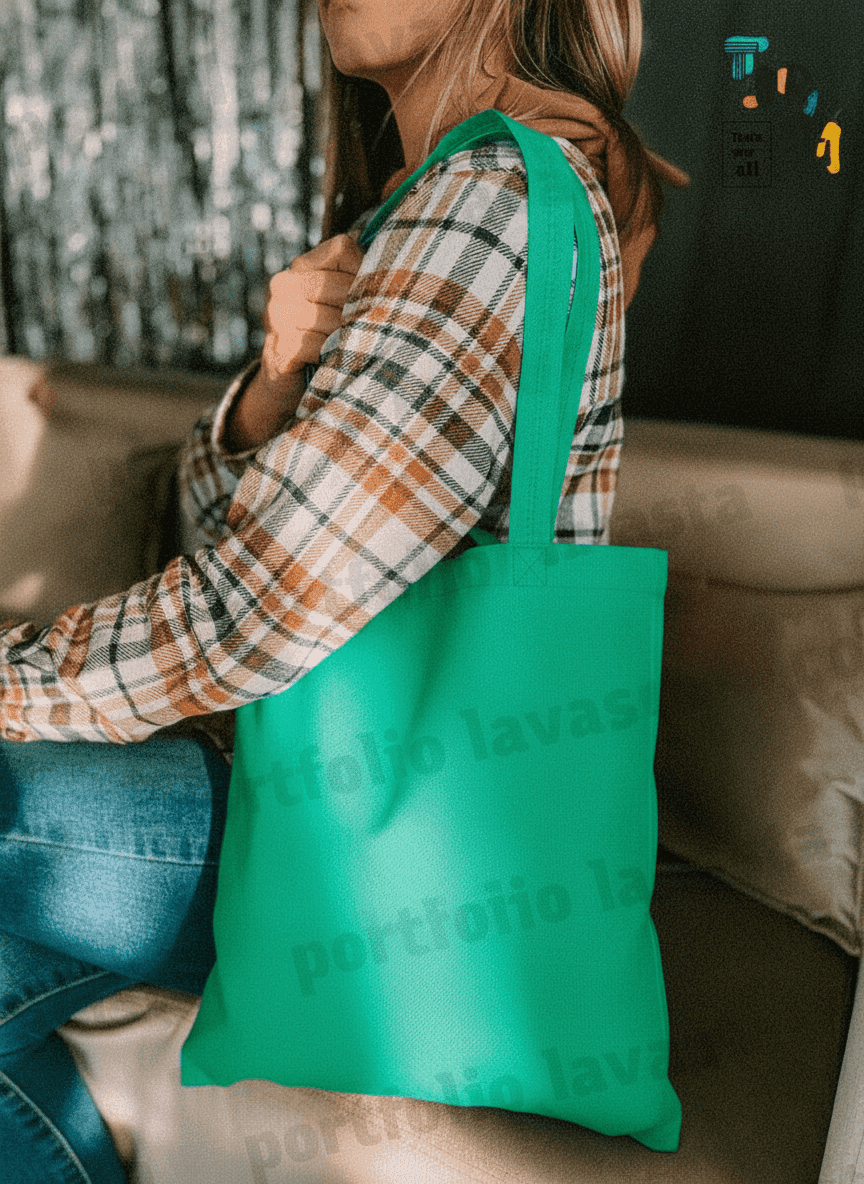 Green Spunbond Tote Bag