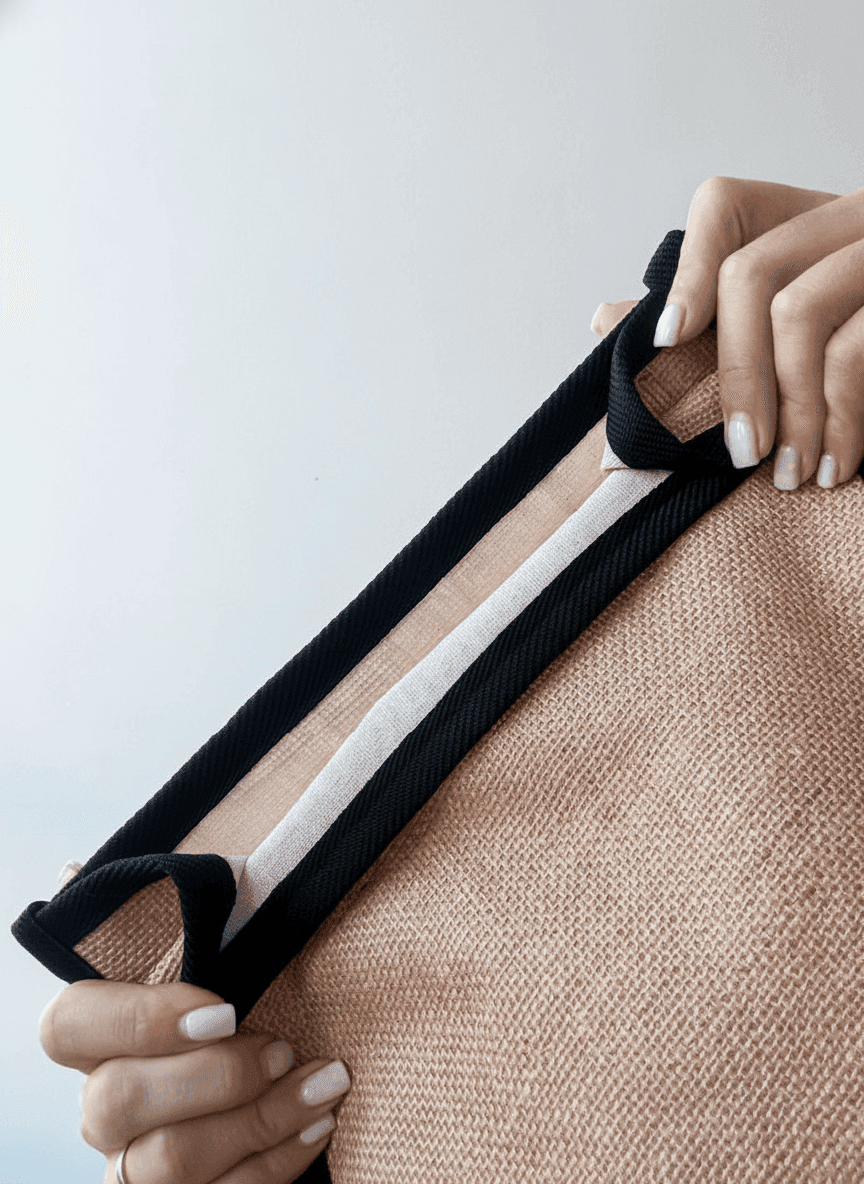 Laminated Jute Tote Bag