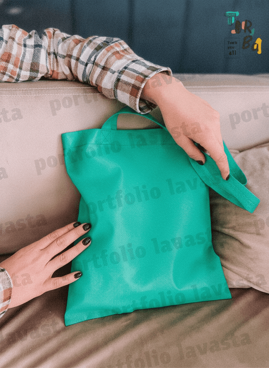 Green Spunbond Tote Bag