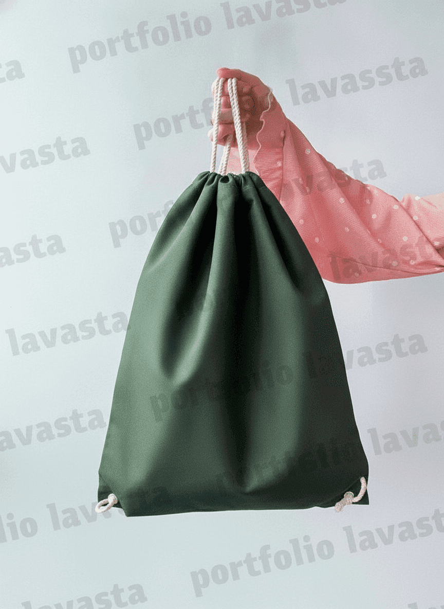 Mini Canvas Backpack Brown & Khaki