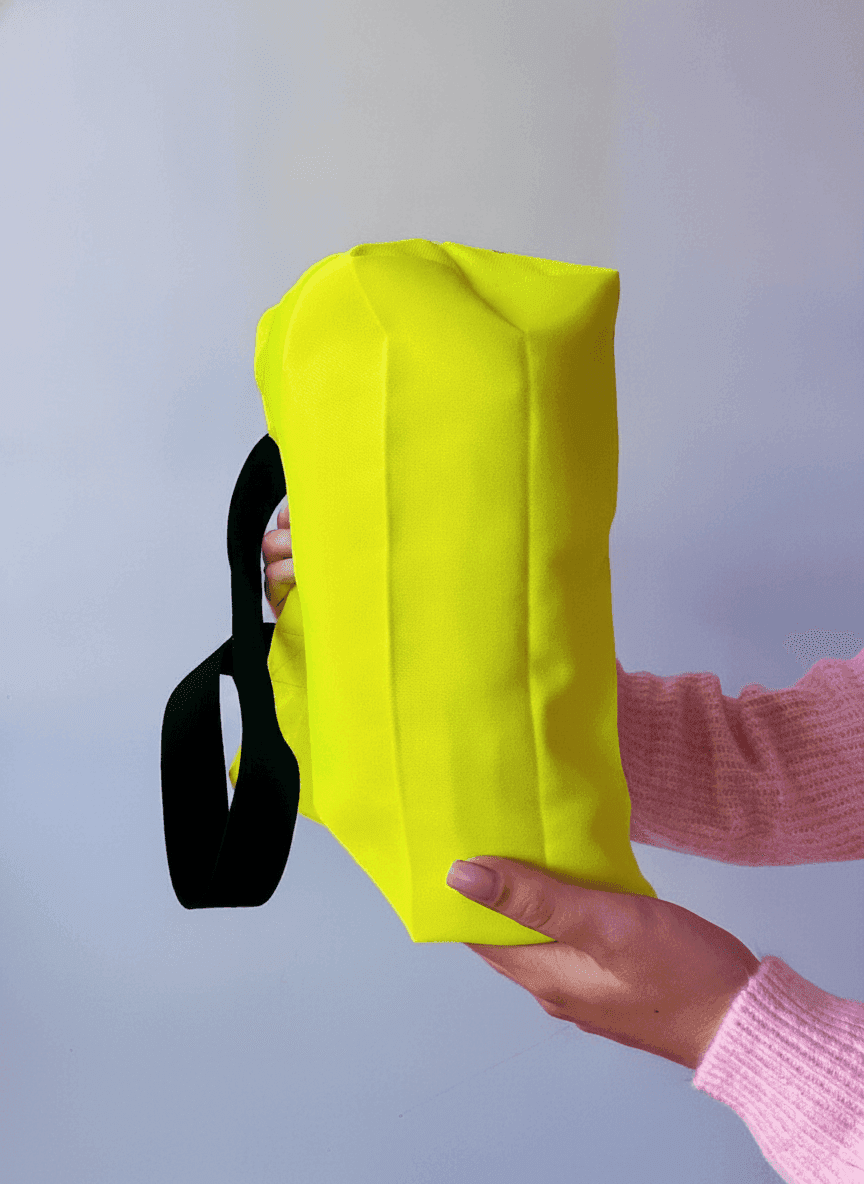 Heavyweight Cotton Lime Green Tote Bag