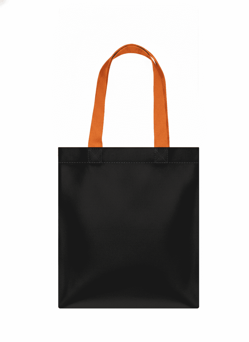 Gusseted Heavy Cotton Tote Bag, Long Handles