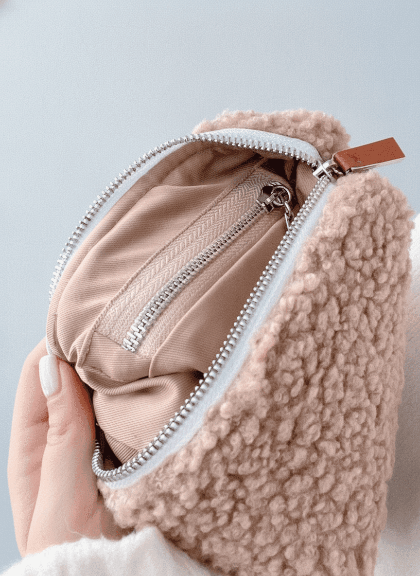 Shearling Pouch