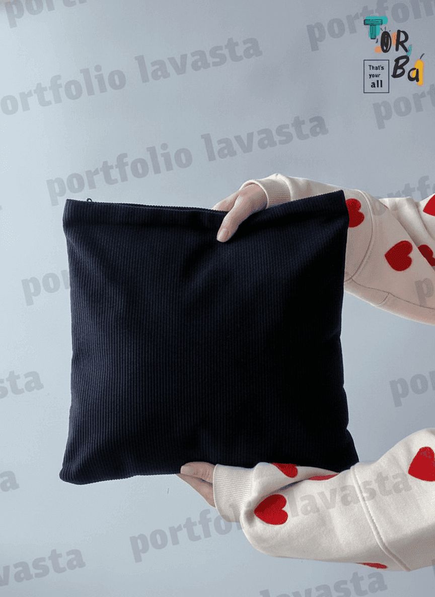 Black Velvet Pouch