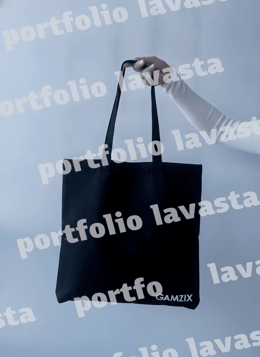 Black Heavy-Duty Eco Cotton Tote Bag