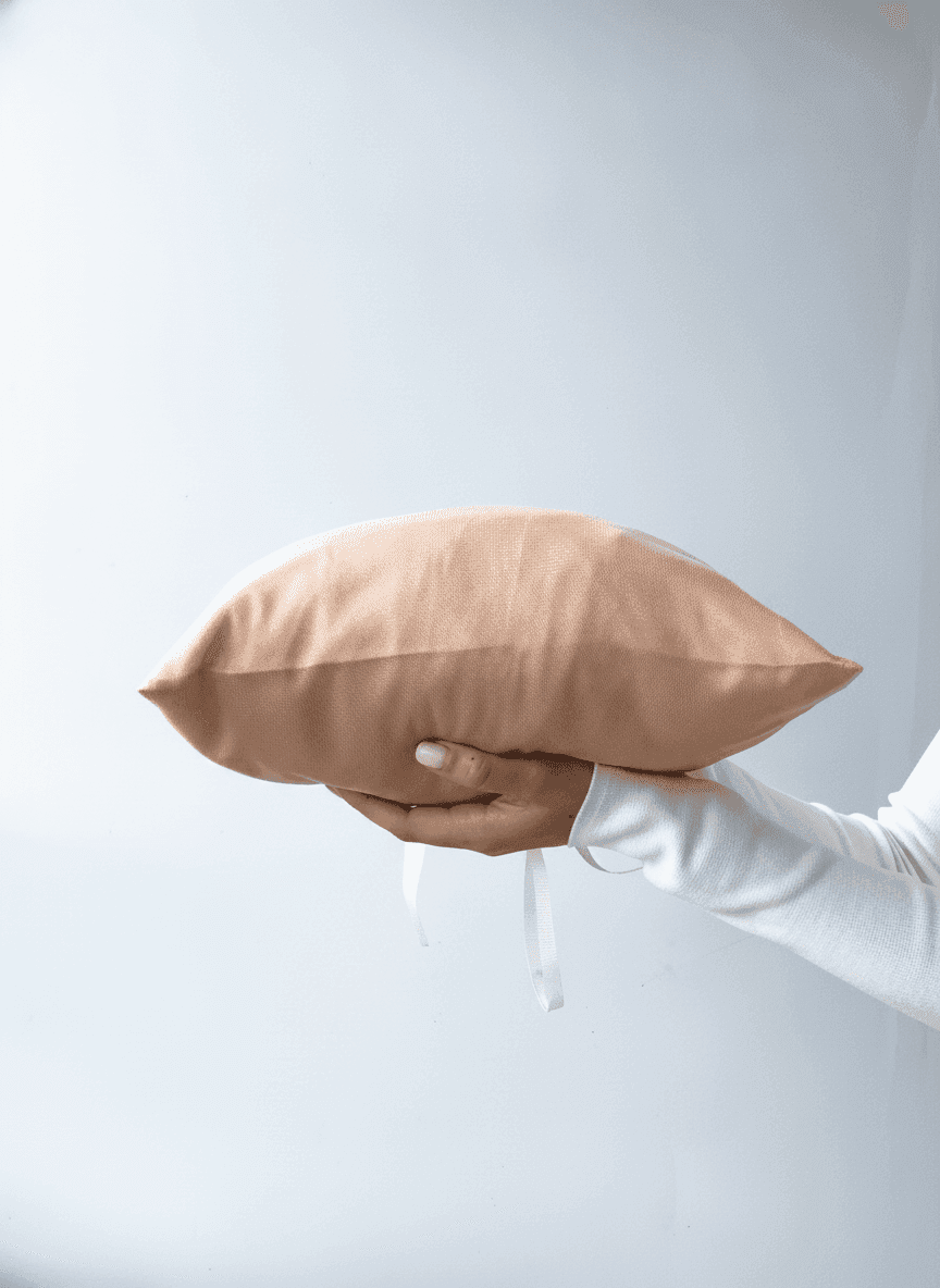 Lightweight Satin Bag with Tulle