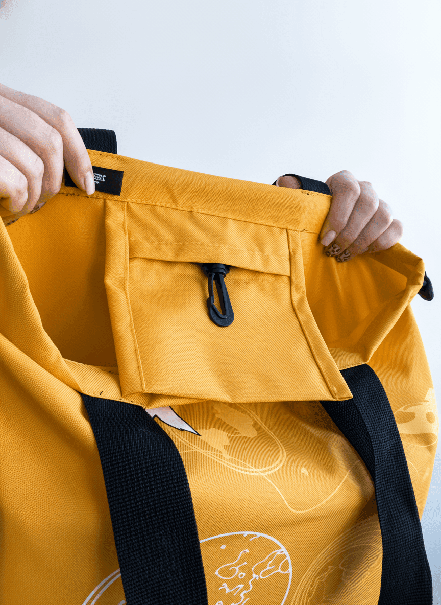 Шопер із ріп-стоп плащівки з довгими ручками для покупок