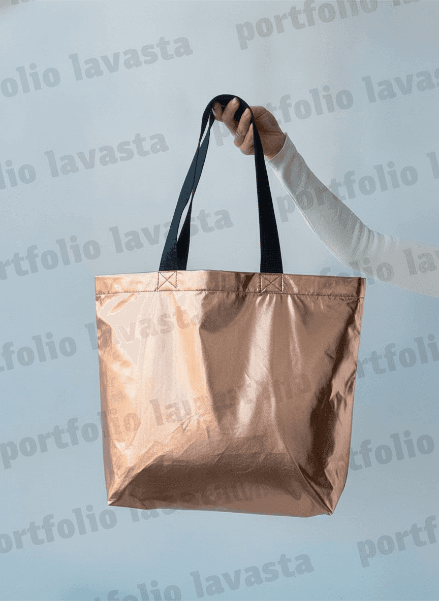 Bronze Waterproof Tote Bag, Printable