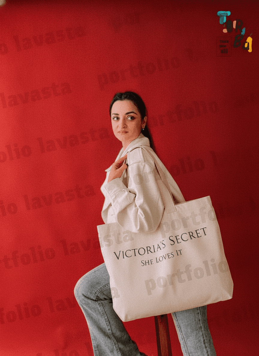 Heavyweight Cotton Tote with Webbing Handles