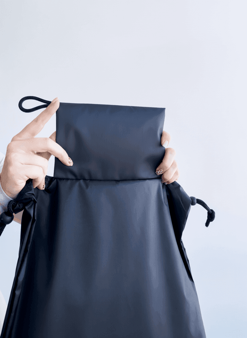 Вертикальный шопер из оксфорда на плечо для покупок