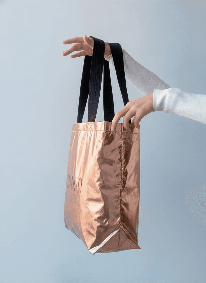 Bronze Waterproof Tote Bag, Printable