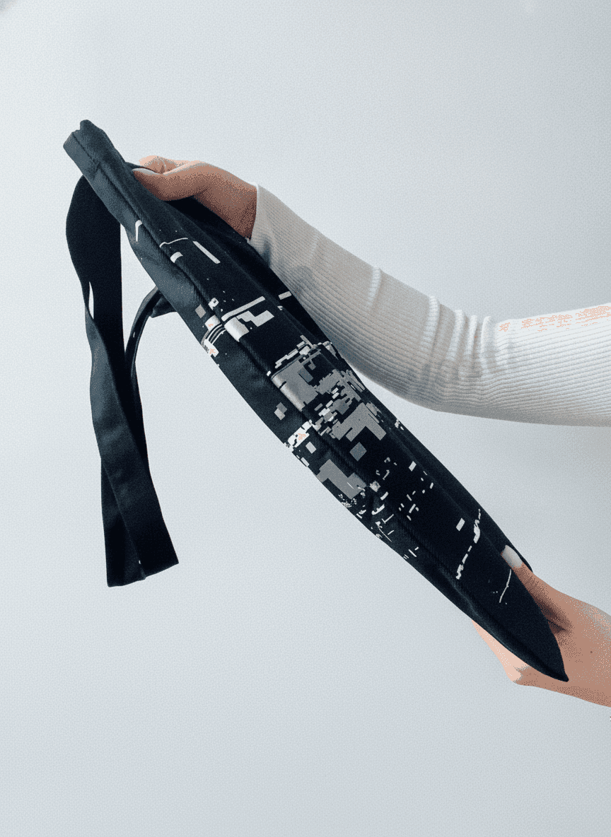Black Twill Tote Bag