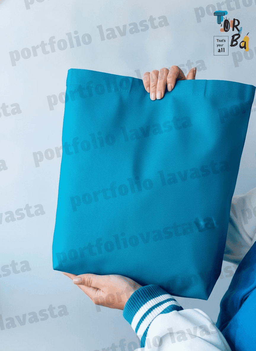 Tote Bag with Double Long Straps