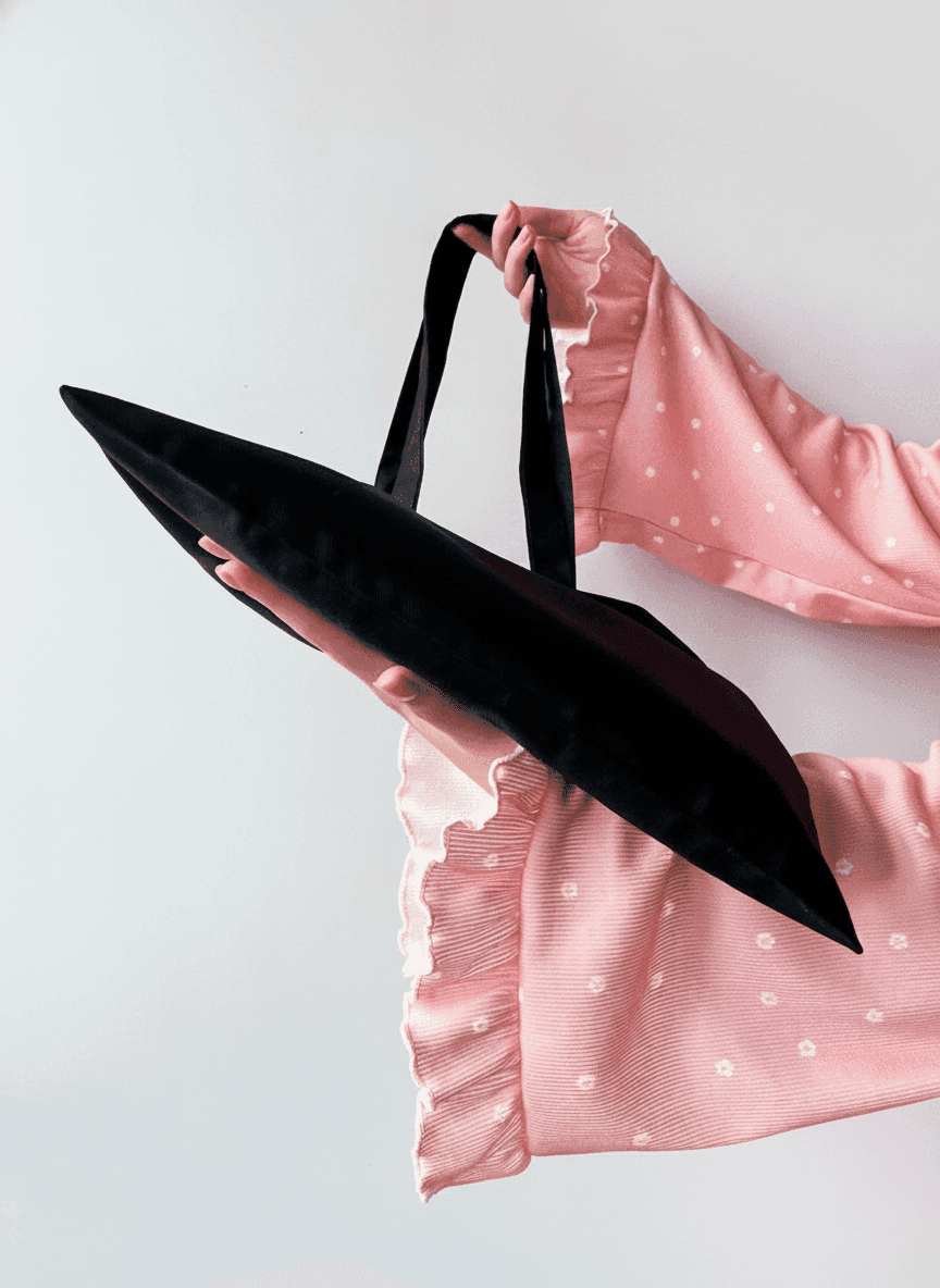 Black Eco Twill Tote Bag