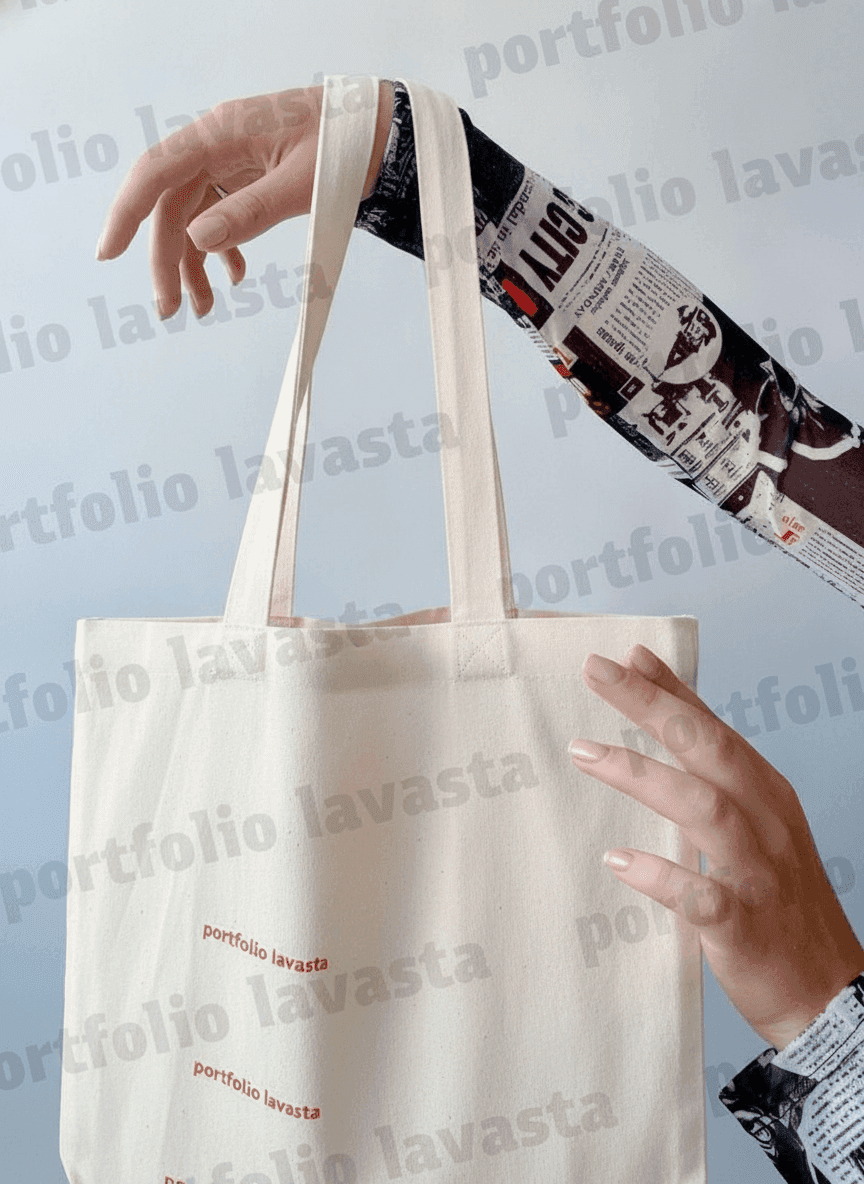 Oversized Lightweight Cotton Tote Bag
