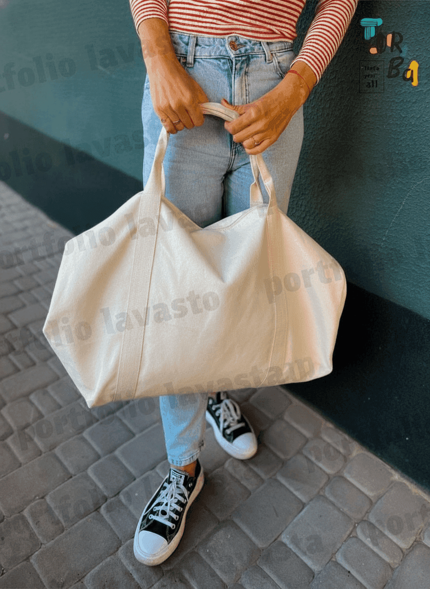Cotton Gym Bag