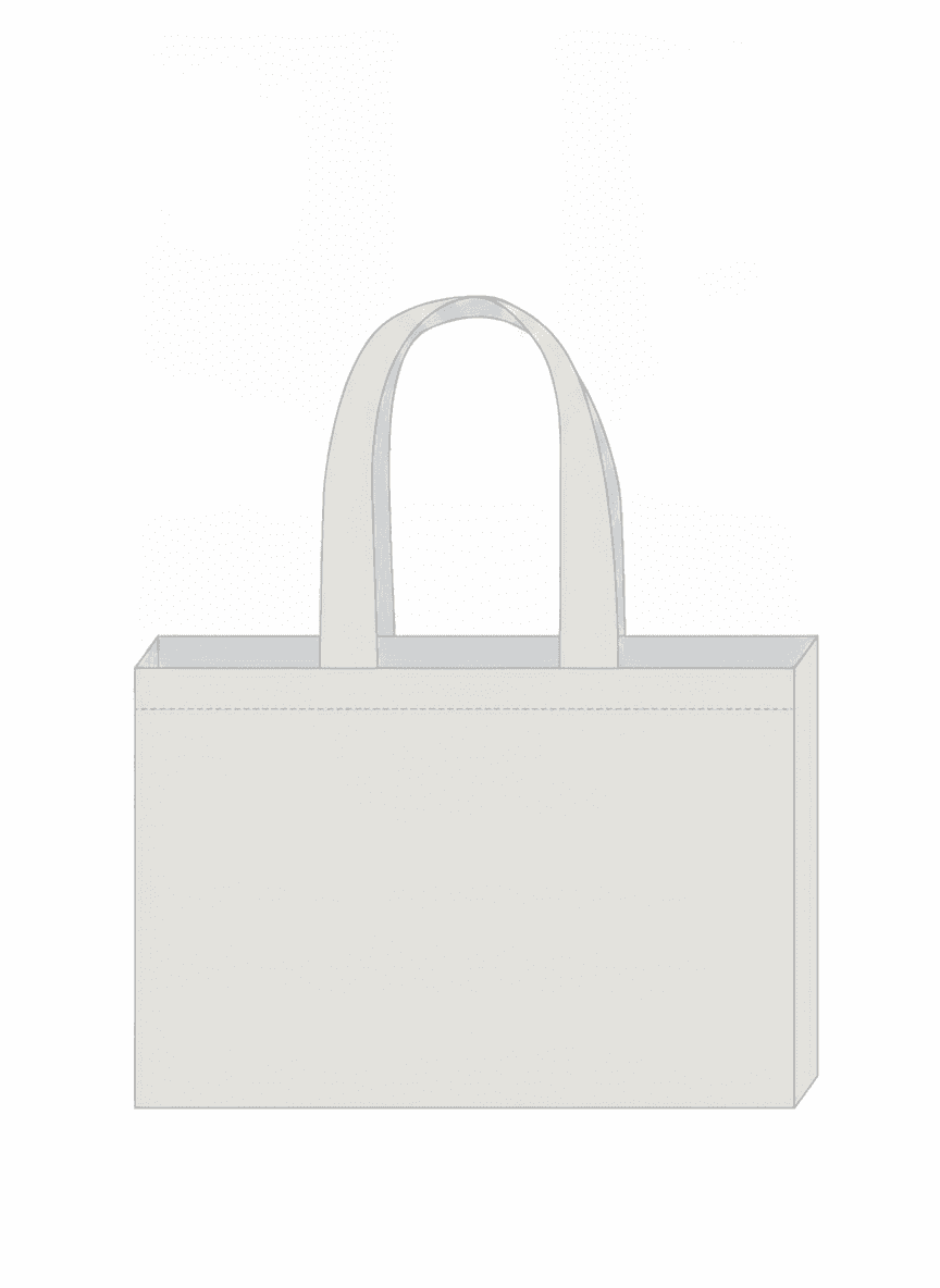 Heavy Cotton Linen-Look Tote Bag