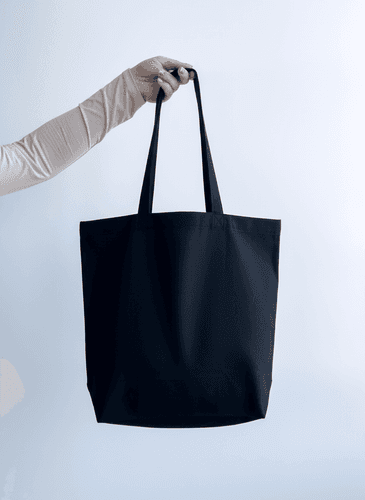 Вертикальний двонитковий шопер на плече для покупок