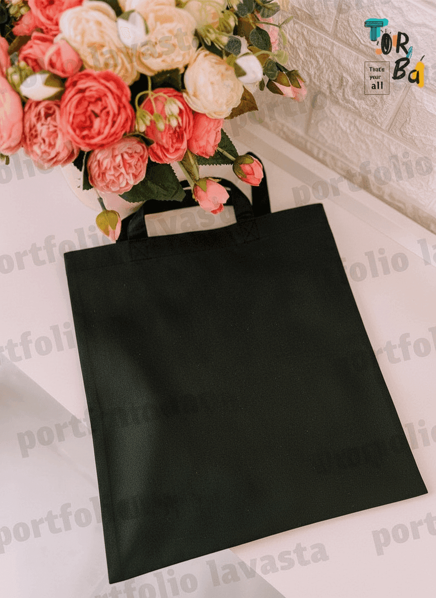 Black Eco Twill Tote Bag
