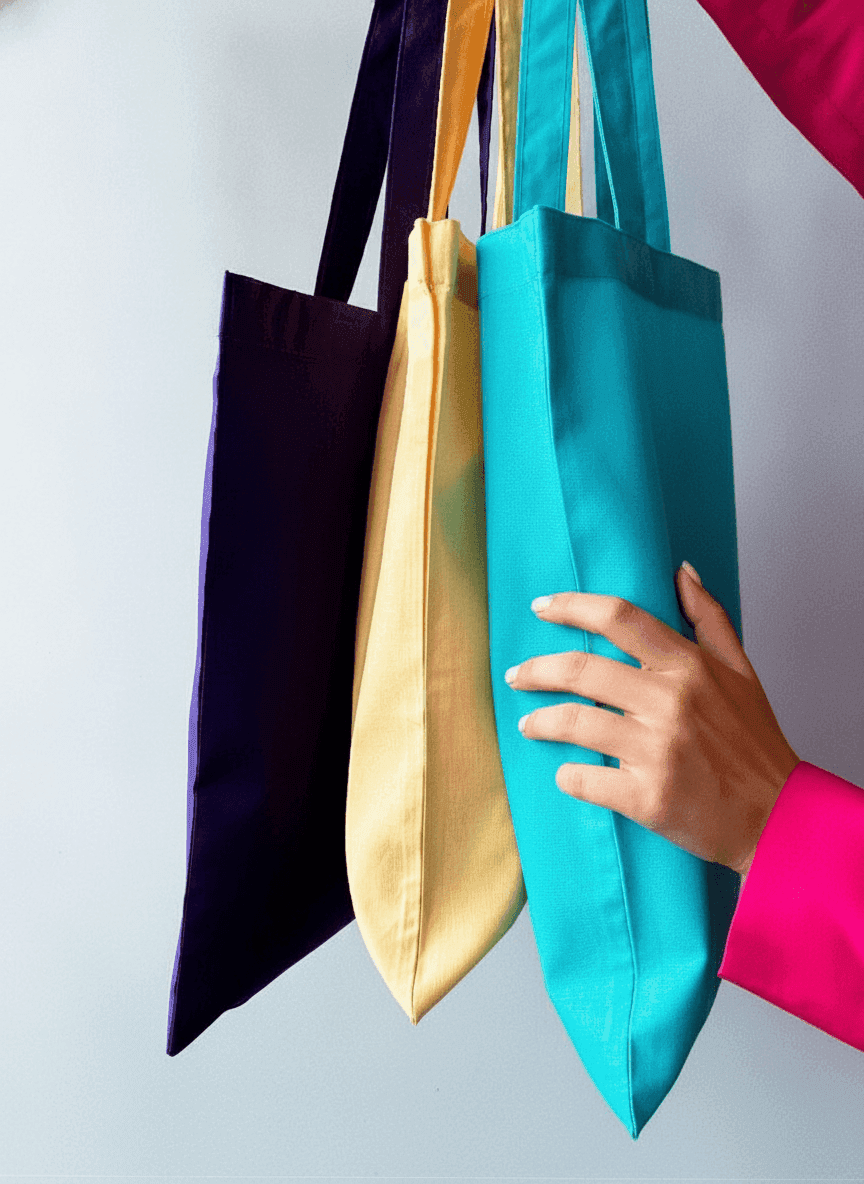 Colorful Calico Tote Bags