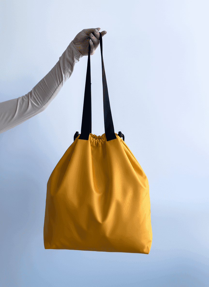 Шопер із ріп-стоп плащівки з довгими ручками для покупок