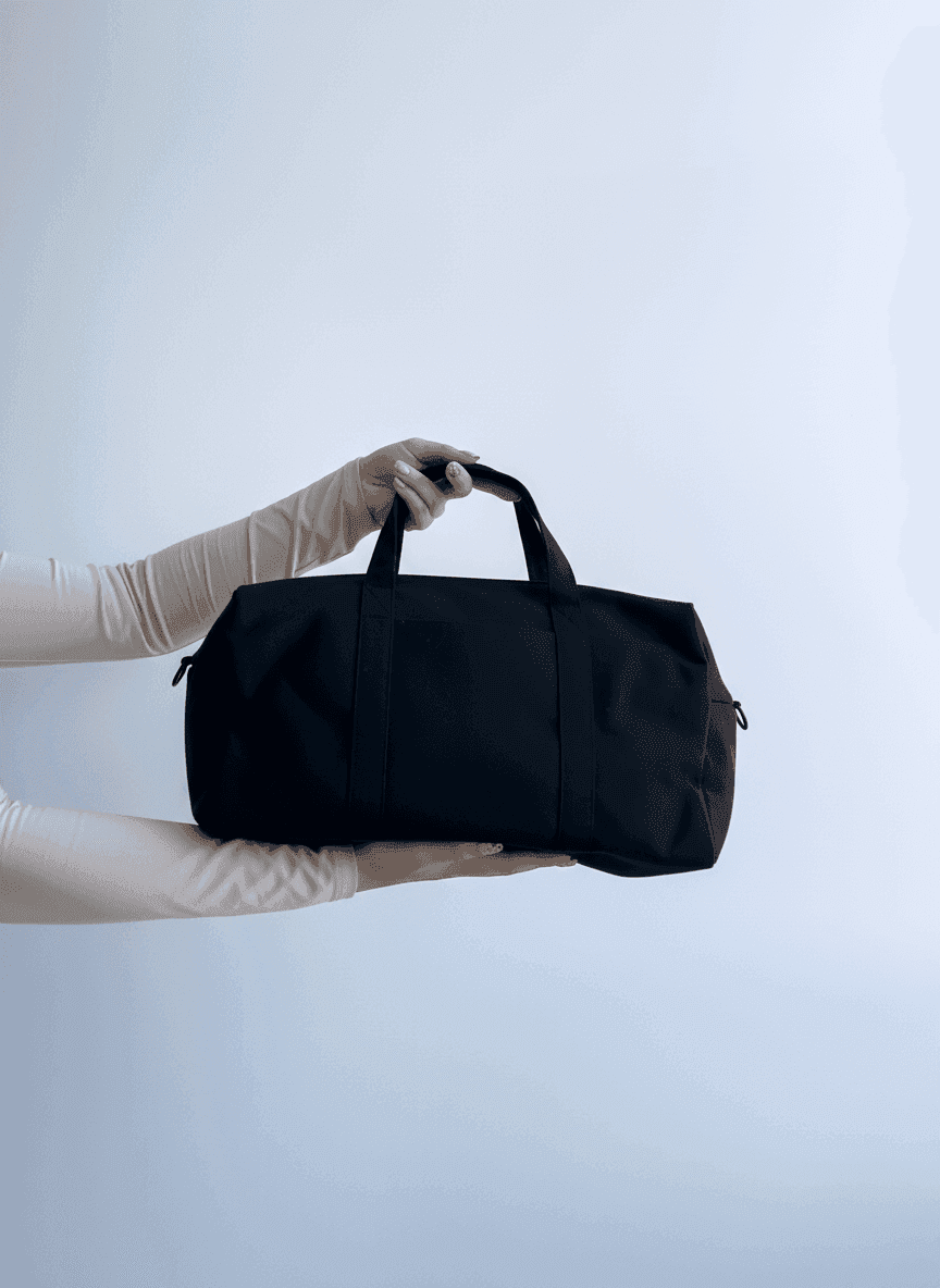 Вертикальний двонитковий шопер на плече для покупок