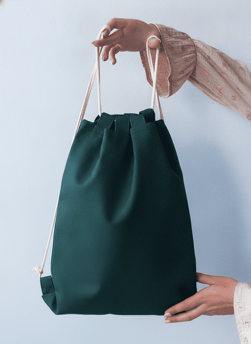 Canvas Backpack with Pockets